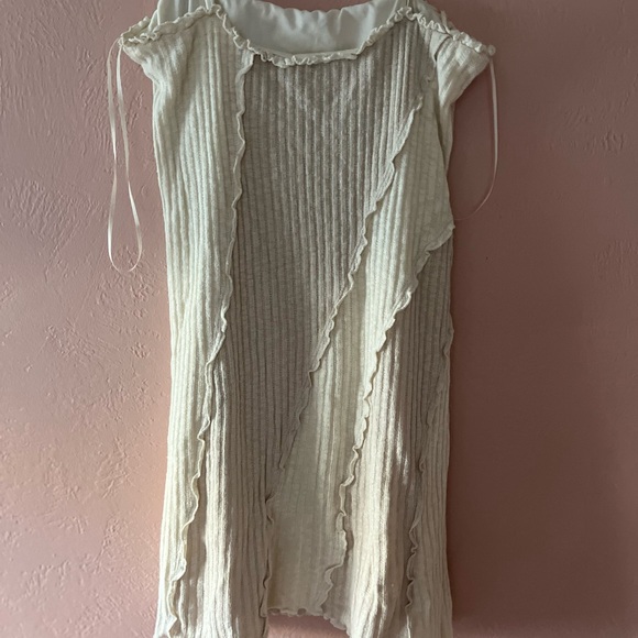 Urban Outfitters cream patchwork dress - - Picture 3 of 8